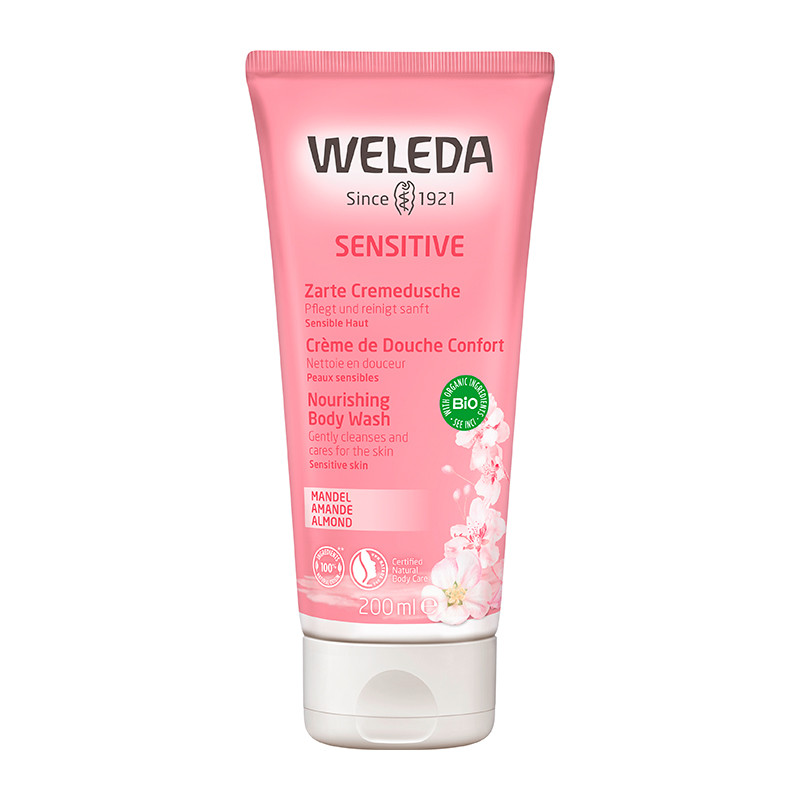 Weleda Sensitive zarte Cremedusche Mandel, 200ml