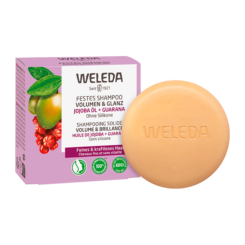 Weleda Festes Shampoo Volumen und Glanz, 50g