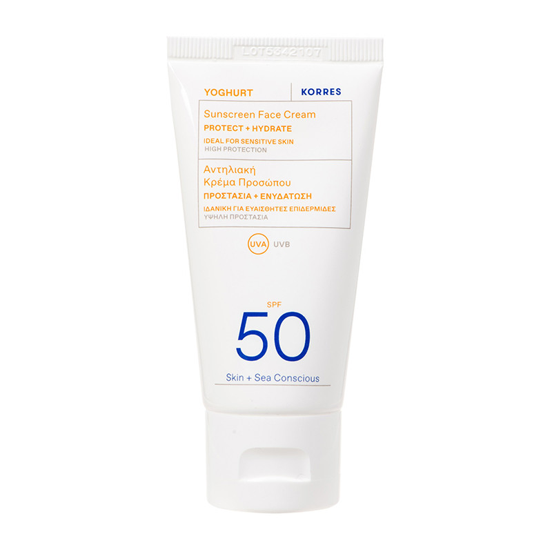 KORRES YOGHURT Sonnencreme für das Gesicht SPF50, 50ml