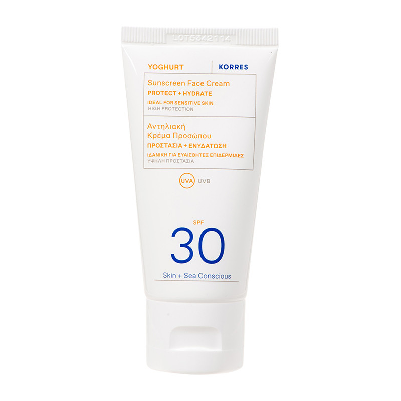 KORRES YOGHURT Sonnencreme für das Gesicht SPF30, 50ml