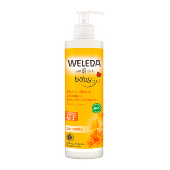 Calendula Waschlotion und Shampoo, 400ml