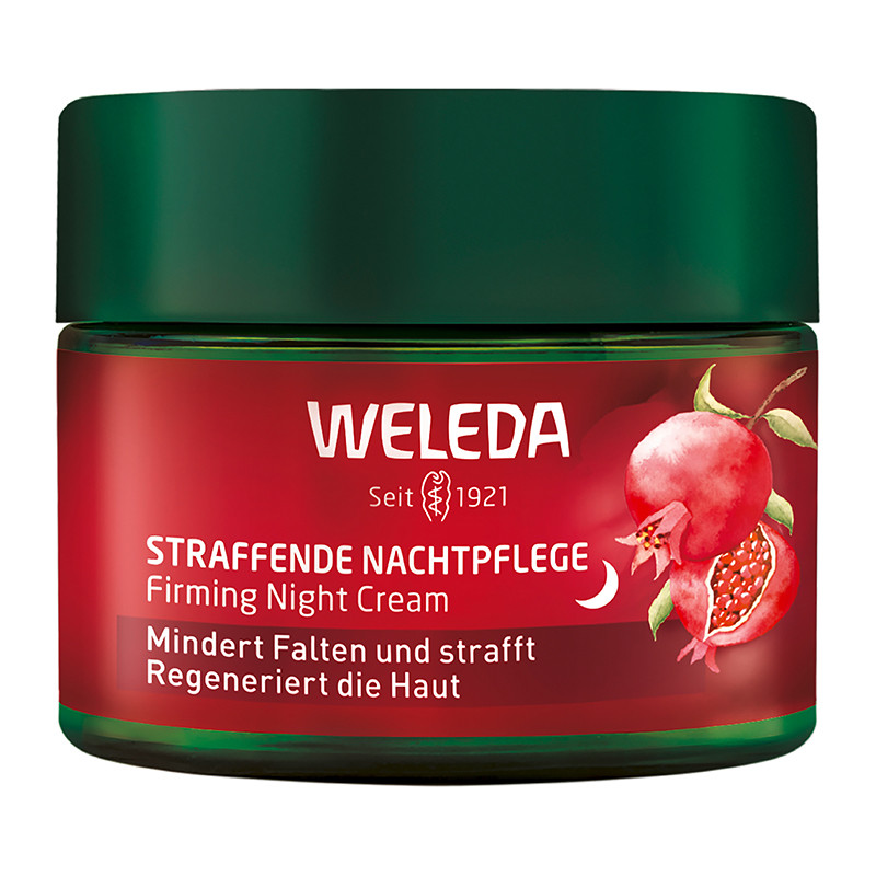 Weleda Straffende Nachtpflege Granatapfel und Maca-Peptide, 40ml