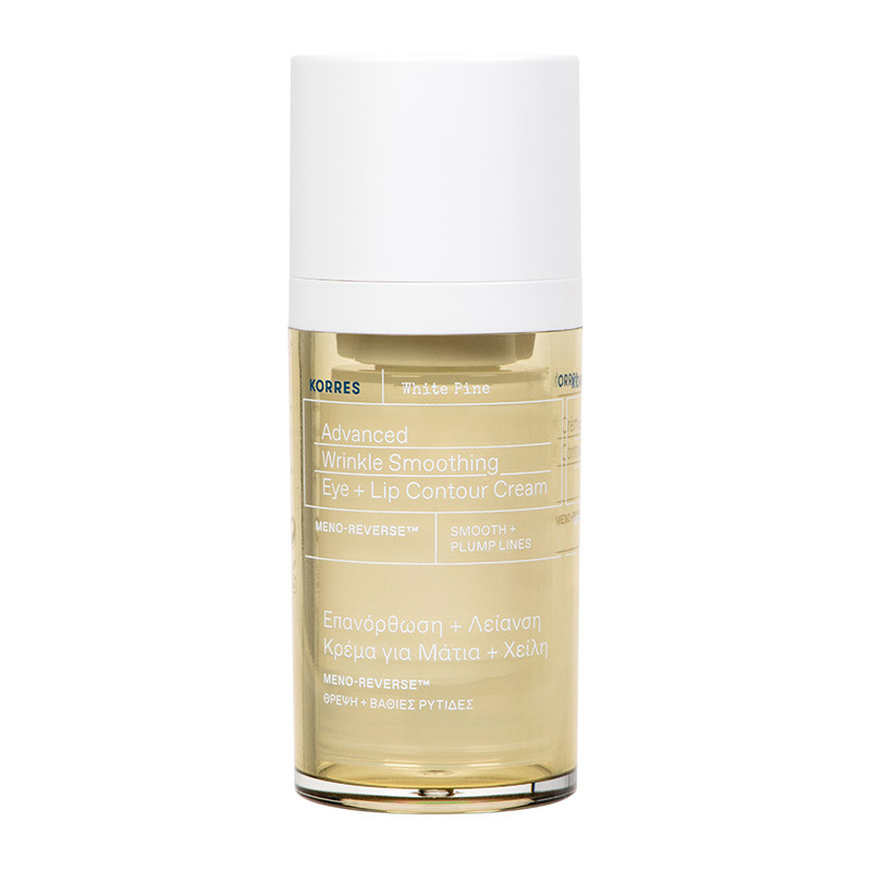 KORRES White Pine Meno Reverse Augen- und Lippenkonturcreme, 15ml