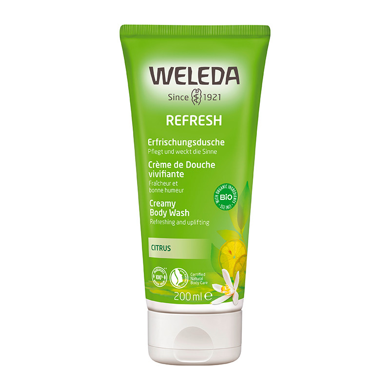 Weleda Refresh Erfrischungsdusche Citrus, 200ml