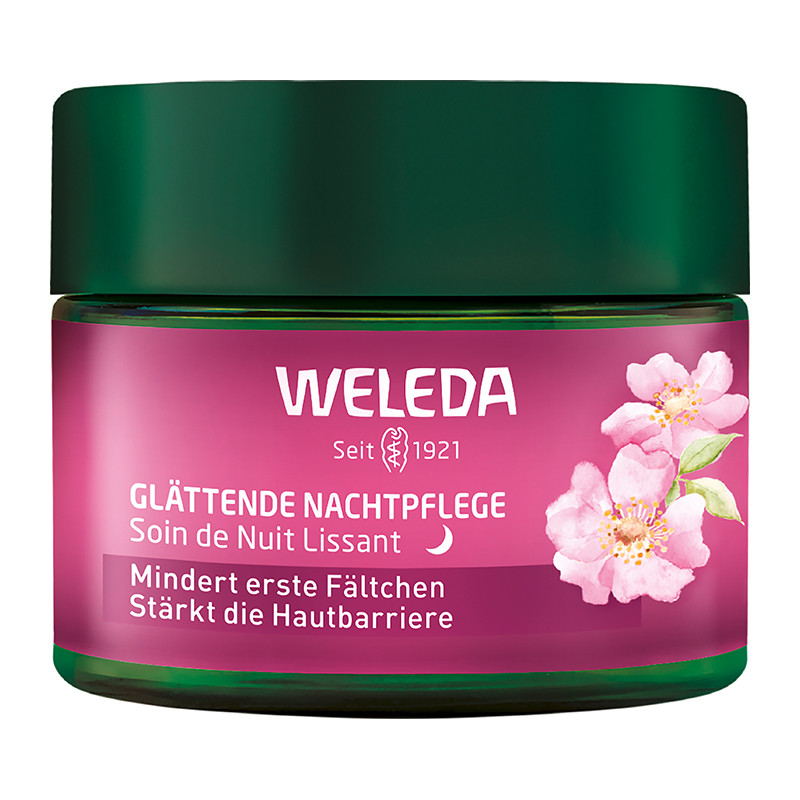 Weleda Glättende Nachtpflege Wildrose und Weisser Tee, 40ml