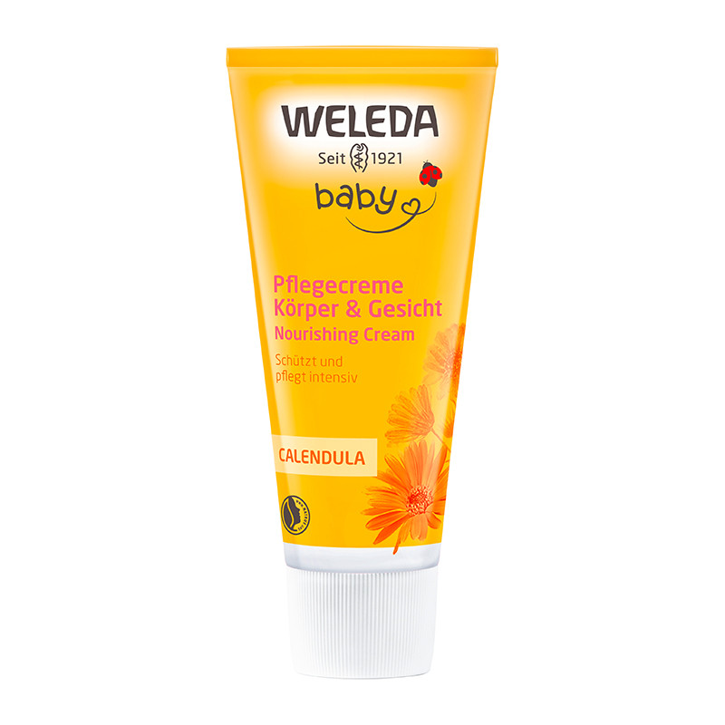 Weleda Calendula Pflegecreme Körper und Gesicht, 75ml