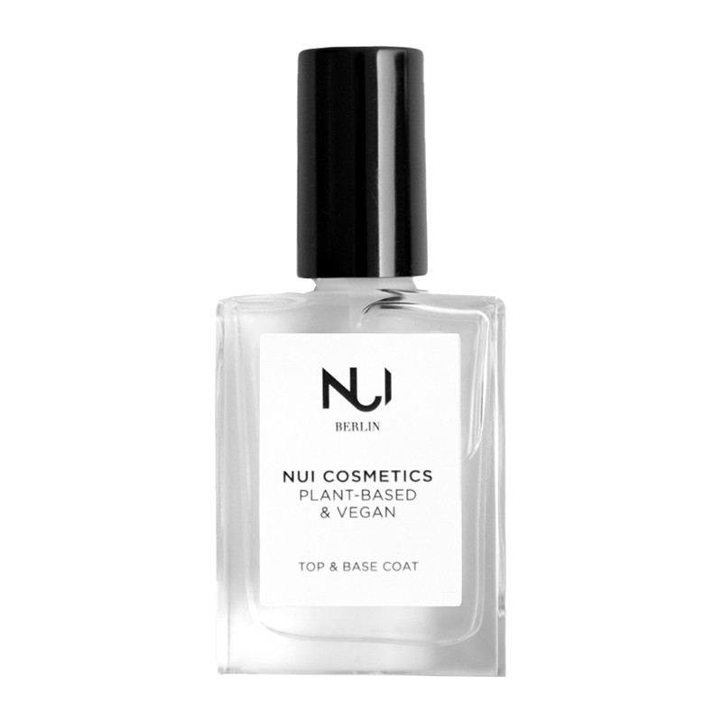 Nui Cosmetics Natural & Vegan Top & Base Coat, 14ml