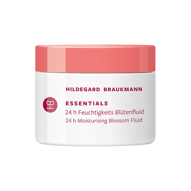 HILDEGARD BRAUKMANN ESSENTIALS, 24h Feuchtigkeits Blütenfluid, 50ml