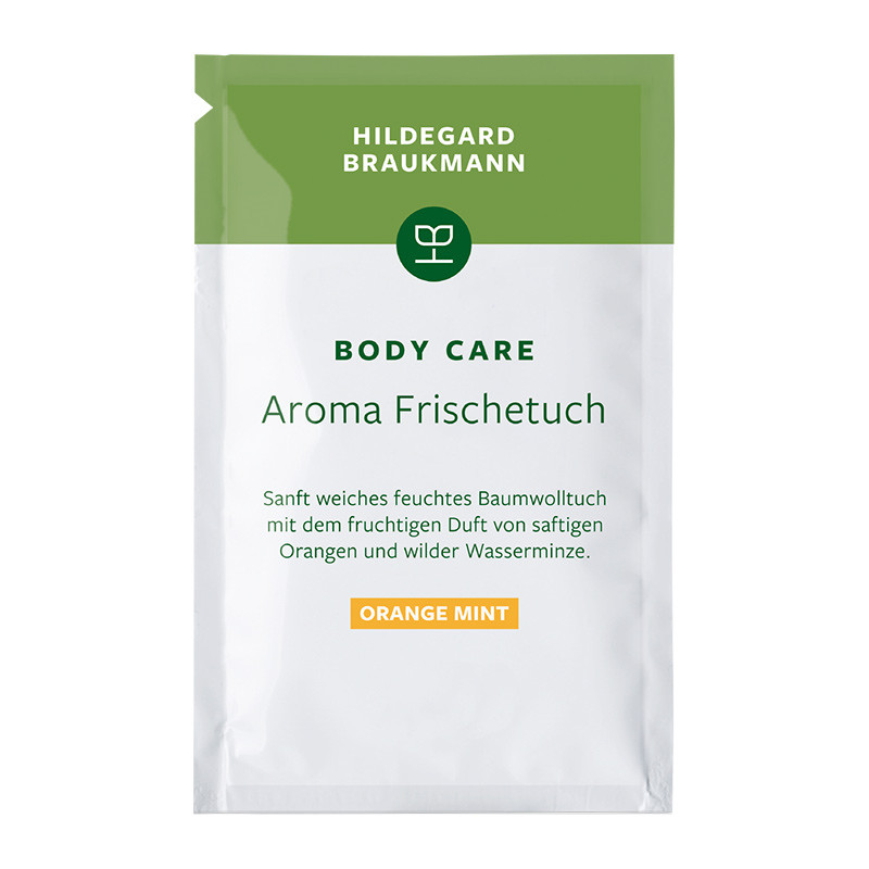 HILDEGARD BRAUKMANN Aroma Frischetücher Orange Mint, 10 Stück