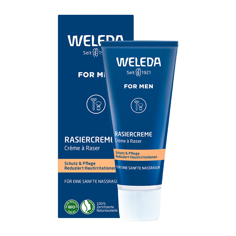 Weleda For Men Rasiercreme, 75ml