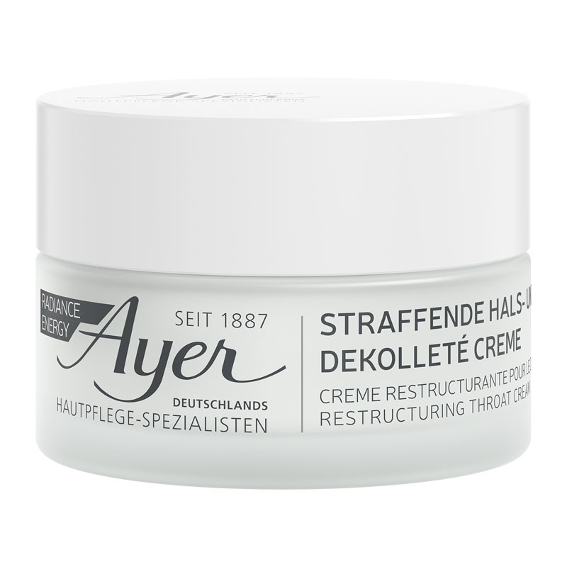 Ayer Radiance Energy, Straffende Hals- und Dekolleté Creme, 50ml